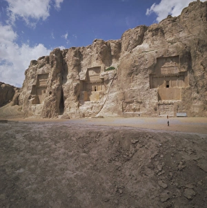 Persia Prints: Tombs of Artaxerxes I (left)
