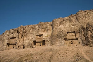 Archaeological Gallery: Tombs of Darius II, Ataxerxes I and Darius the Great, Naqsh-e Rostam Necropolis, near Persepolis