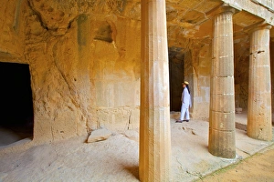 Tombs of the Kings, Paphos, UNESCO World Heritage Site, Cyprus, Eastern Mediterranean Sea