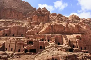Petra Prints: Tombs, Street of Facades, Petra, UNESCO World Heritage Site, Jordan, Middle East