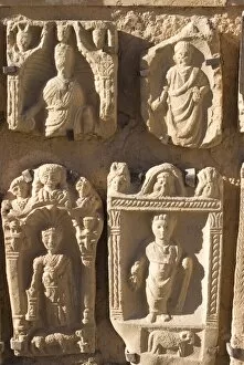 Tombstones at the museum, taken from the Roman site of Lambaesis, Algeria