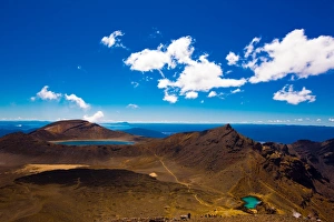 Volcanic Terrain Prints: The Tongariro Crossing, UNESCO World Heritage Site, North Island, New Zealand, Pacific