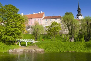 Estonia Prints: Toompea Hill, Snelli Tiik Lake