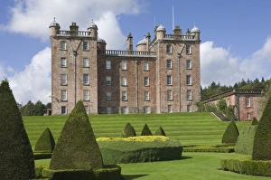 Stately Home Prints: The Topiary Garden, overlooking the Nith Valley