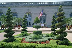 Washington D C Prints: Topiary in the United States Botanic Gardens in Washington D