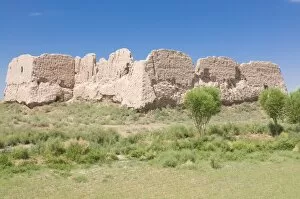 Toprak Qala, old fortress, Karakalpakstan, Uzbekistan, Central Asia