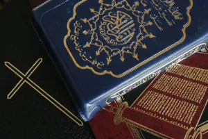 Books Prints: Torah, Bible and Quran, Interfaith, Paris, France, Europe
