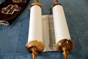 Editor's Picks: Torah scroll used in the ritual of Torah reading during Jewish prayers, Italy, Europe