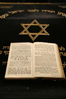 Books Prints: Torah in Stadttempel Synagogue, Vienna, Austria, Europe