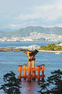 Shinto Prints: Torii gate of Itsukushima jinja Shinto Shrine