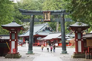 Shinto Prints: Torii gate, Nikko shrine, UNESCO World Heritage Site