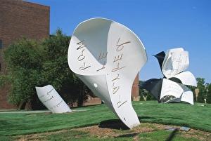 Lincoln Prints: Torn Notebook sculpture
