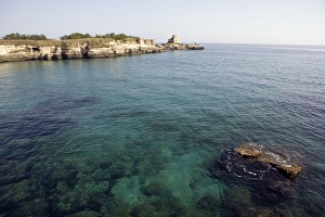 Otranto Prints: Torre dell Orso, Otranto, Lecce province, Puglia, Italy, Europe