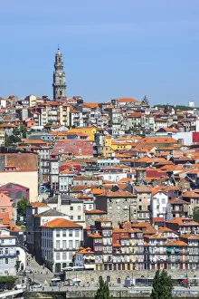 Oporto Prints: Torre dos Clerigos, Old city, UNESCO World Heritage Site, Oporto, Portugal, Europe