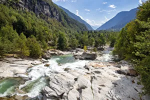 The torrent of Marmitte dei Giganti, Valle Antigorio, Dommodossola, Piedmont, Italy, Europe