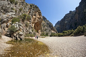 Images Dated 8th September 2009: Torrent de Pareis Gorge, Sa Calobra, northern Majorca, Balearic Islands, Spain, Europe