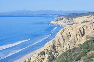 Eroded Prints: Torrey Pines State Beach, San Diego, California, United States of America, North America