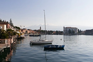 Lombardy Prints: Toscolano-Maderno, Lake Garda, Lombardy, Italian Lakes, Italy, Europe