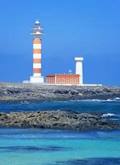 Toston lighthouse, El Cotillo, Fuerteventura, Canary Islands, Spain, Atlantic, Europe