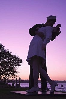 Love Prints: Total Surrender sculpture in Tuna Harbor, San Diego, California, United States of America