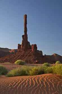 Totem Pole Prints: Totem Pole at dawn, Monument Valley Navajo Tribal Park
