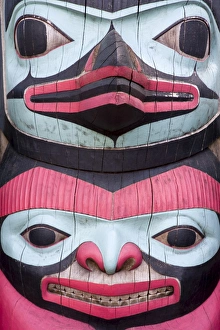 Totem Pole at Icy Strait Point Cultural Center, Hoonah City, Chichagof Island