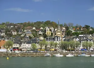 Deauville Prints: Across the Touques River, Deauville, Normandy, France, Europe