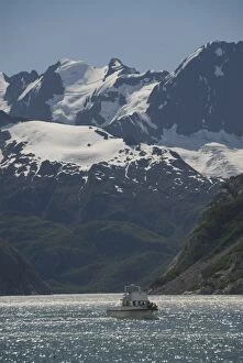 Tourist boat, Kenai National Fjord, Prince William Sound, Alaska, United States of America