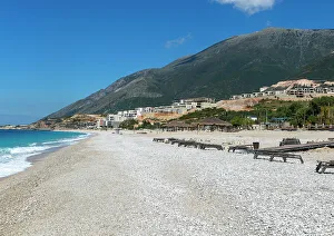 Albania Prints: Tourist development construction building work