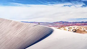 Dunes Prints: Tourist photographing the white dunes