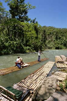 Raft Prints: Tourist rafting trips on the Martha Brae River