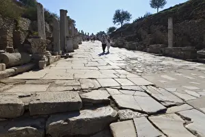 Bad Condition Prints: Tourists on Curates Street, Roman ruins of ancient Ephesus