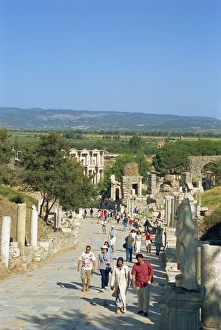 Ephesus Prints: Tourists at Ephesus