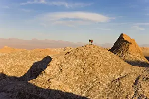 Valley Of The Moon Prints: Tourists waiting for the sunset, Valle de la Luna (Valley of the Moon)