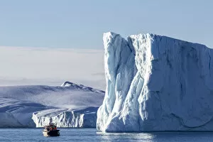 Oceans Gallery: Tours amongst icebergs calved from the Jakobshavn Isbrae glacier