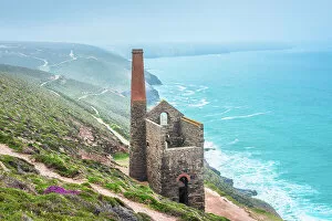 Oceans Gallery: Towanroath Engine House, part of Wheal Coates Tin Mine, UNESCO World Heritage Site
