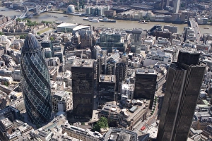 Gherkin Prints: Tower 42, Gherkin and Lloyds Building, City of London, London, England