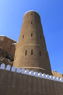 Oman Prints: Tower of Al-Mirani Fort, Old Muscat, Oman, Middle East