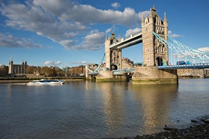 Tower Bridge and River Thames, London, England, United Kingdom, Europe