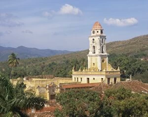 Images Dated 17th November 2008: Tower of the Church and Convent of St. Francis of Assisi, Trinidad, UNESCO World Heritage Site