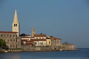 Old Towns Prints: Tower of Euphrasian Bascilica, UNESCO World Heritage Site