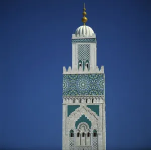 Casa Blanca Prints: The tower of the Hassan II Mosque
