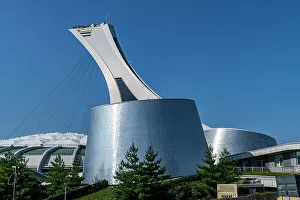Quebec Prints: Tower of the Olympic Stadium, Montreal, Quebec, Canada, North America