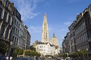 Images Dated 8th July 2010: Tower of Onze Lieve Vrouwekathedraal, built between 1352 and 1521, Antwerp