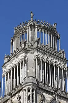 Images Dated 21st August 2010: Tower of Sainte-Croix (Holy Cross) cathedral, Orleans, Loiret, France, Europe