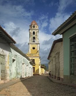 Images Dated 17th November 2008: Tower of St. Francis of Assisi Convent and Church, Trinidad, UNESCO World Heritage Site