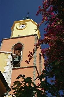 Cote Dazur Prints: Tower, St. Tropez, Var, Provence, Cote d Azur, French Riviera, France, Europe