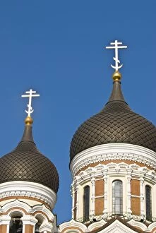 Images Dated 7th August 2006: The towers of Alexander Nevsky Cathedral in Tallinn, Estonia, Baltic States, Europe