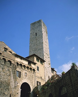 San Gimignano Prints: The towers of San Gimignano