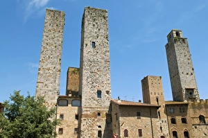 Towers of San Gimignano, UNESCO World Heritage Site, San Gimignano, Tuscany Towers of San Gimignano, UNESCO World Heritage Site, San Gimignano, Tuscany